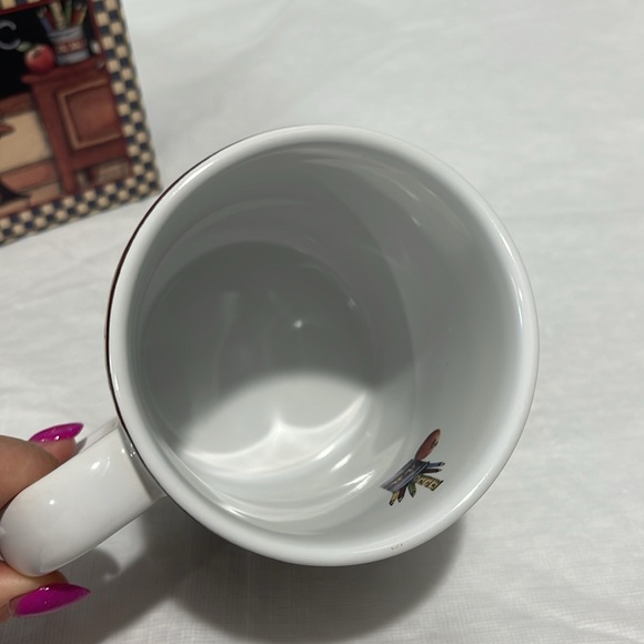 Vintage Teacher’s All Checked Out Coffee Mug Susan Winget #12 Lang & Wise NEW - Picture 6 of 14